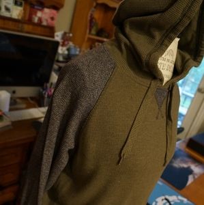 Kolby green/blue hoodie medium